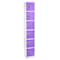 Adiroffice 12 in W, 12 in D, 72 in H, Steel ADI629-206-PUR-4PK - alternate 2